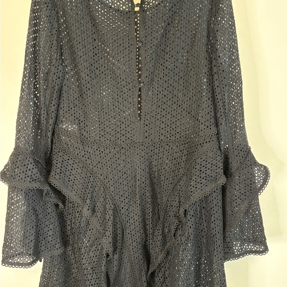 LAST CALL! 🔥💖 C/MEO Collective Black Eyelet Dress - Picture 9 of 13